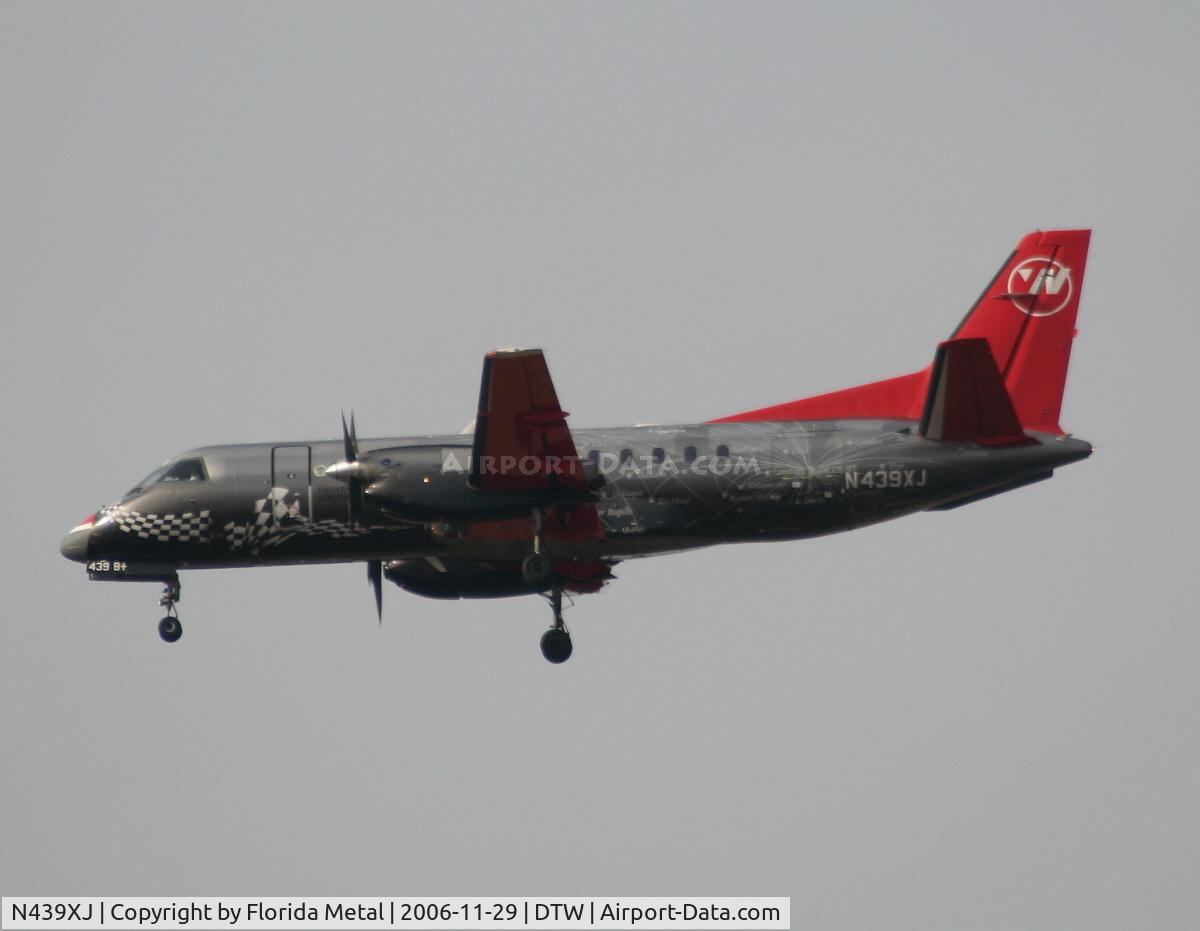 N439XJ, 1998 Saab 340B C/N 340B-439, Mesaba