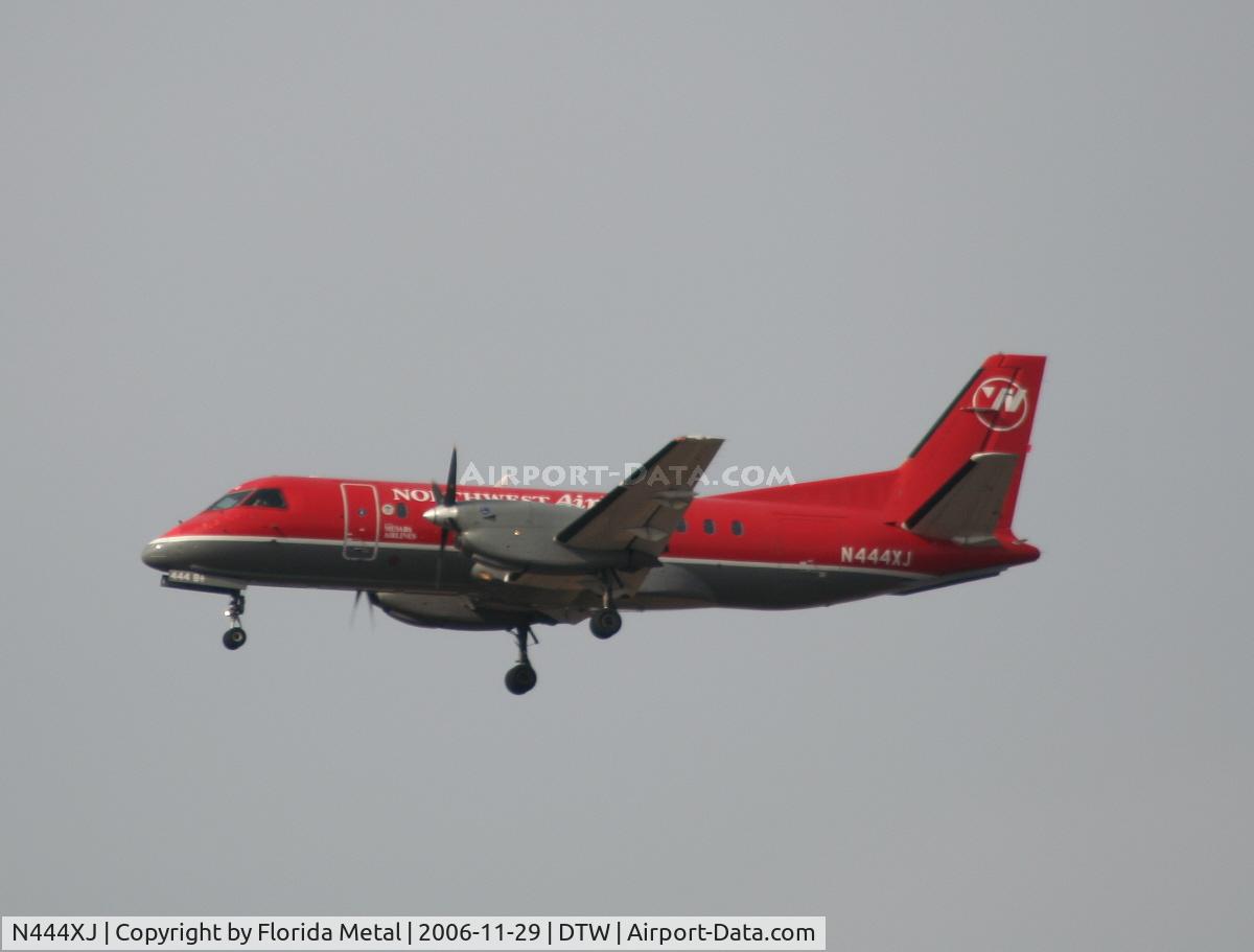 N444XJ, 1998 Saab 340B C/N 340B-444, Mesaba