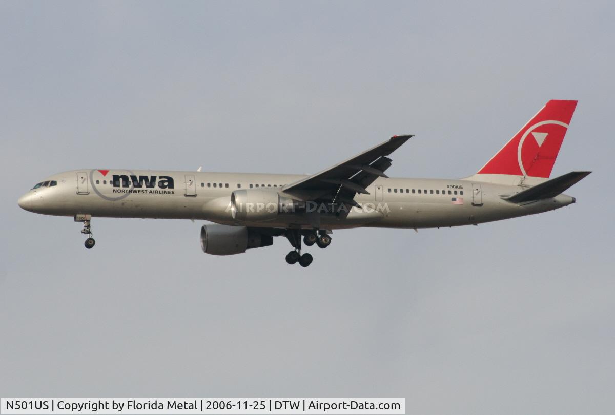 N501US, 1985 Boeing 757-251 C/N 23190, Northwest