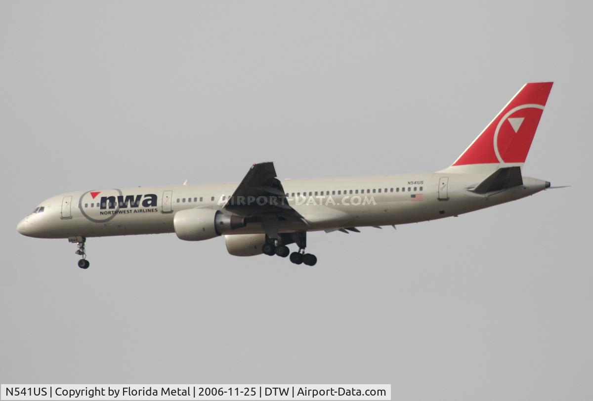 N541US, 1996 Boeing 757-251 C/N 26488, Northwest