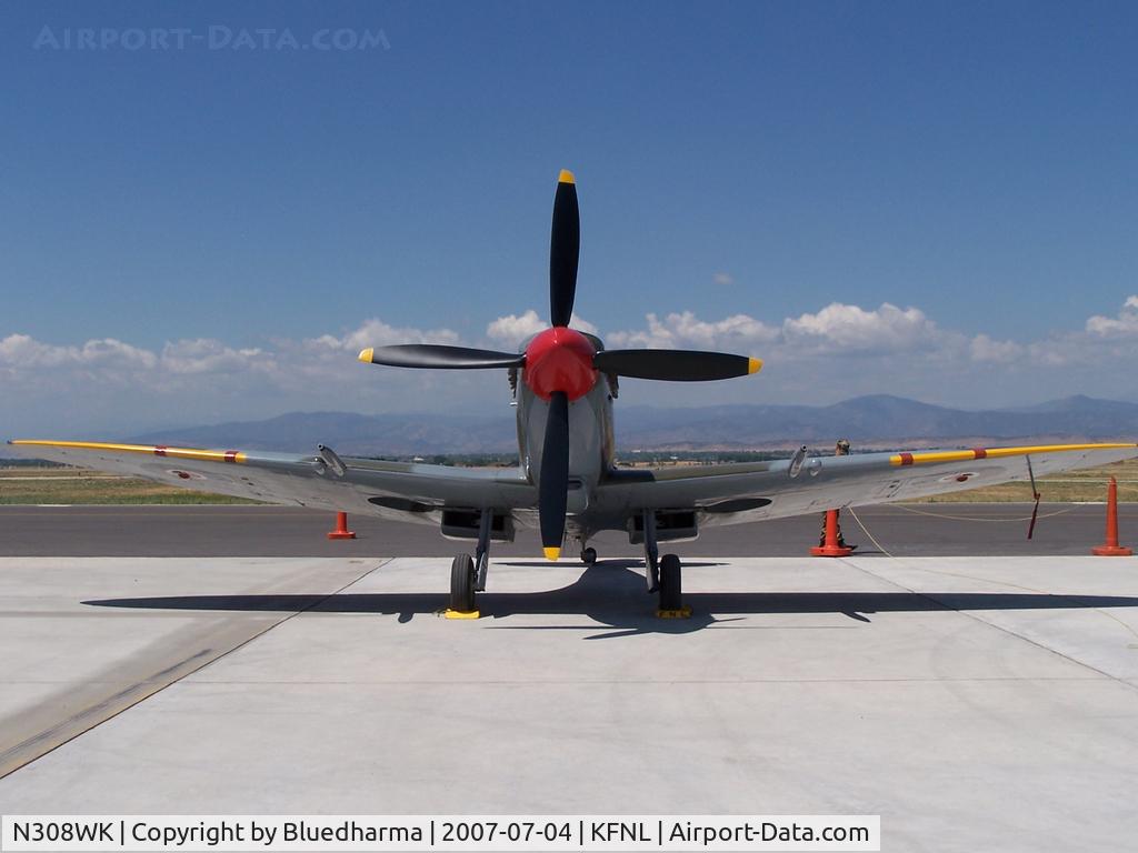 N308WK, 1945 Supermarine 361 Spitfire Tr9 C/N CBAF.4494, Front View