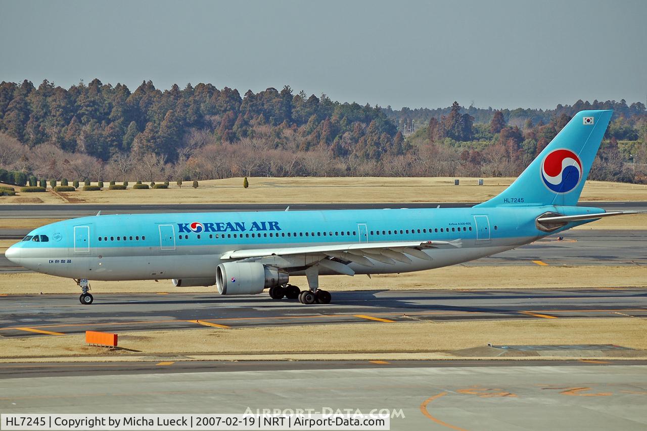 HL7245, 1994 Airbus A300B4-622R C/N 731, Taxiing to the gate