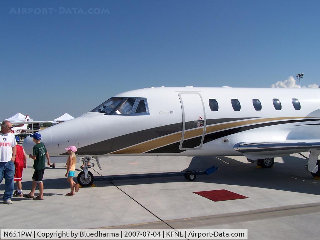 N651PW, 1985 Cessna 650 C/N 650-0090, View of Front