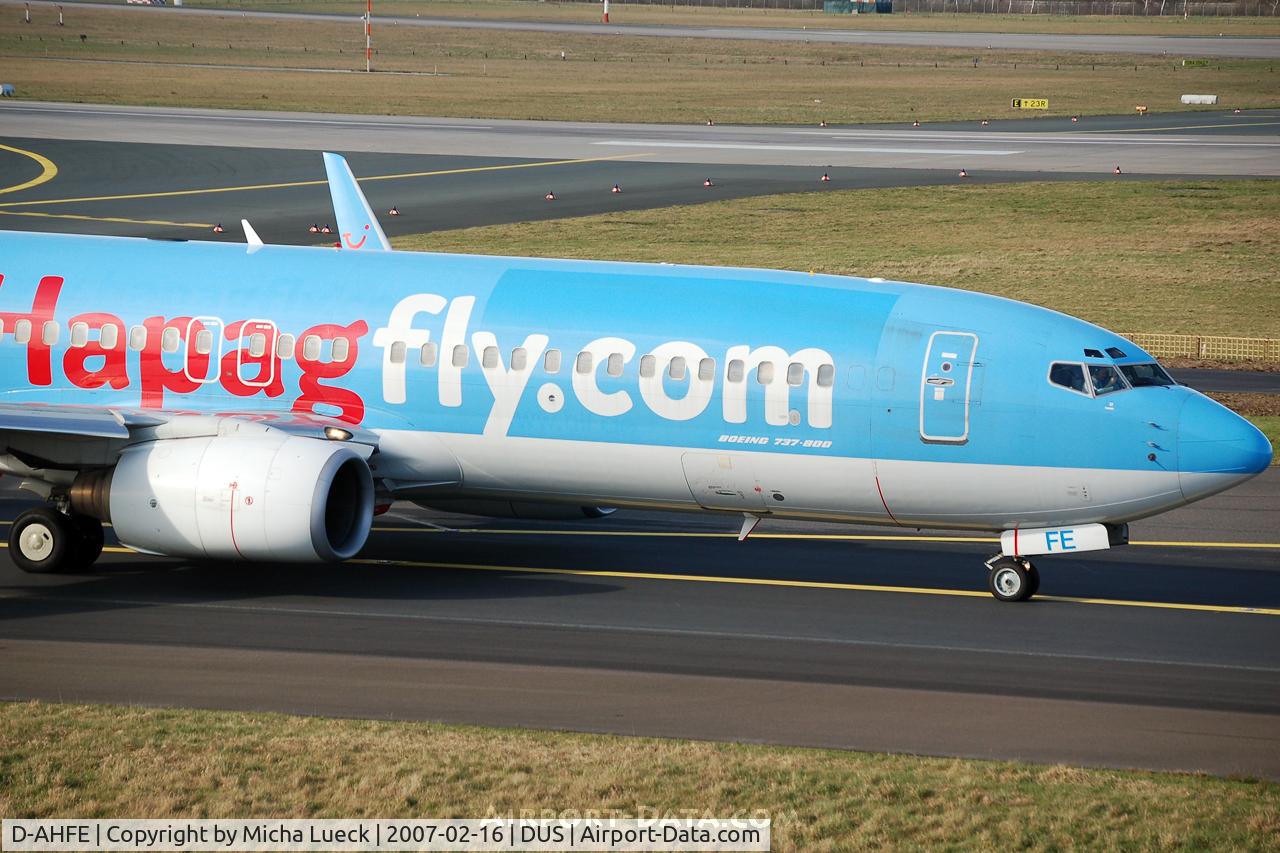 D-AHFE, 1998 Boeing 737-8K5 C/N 27979, Taxiing to the runway
