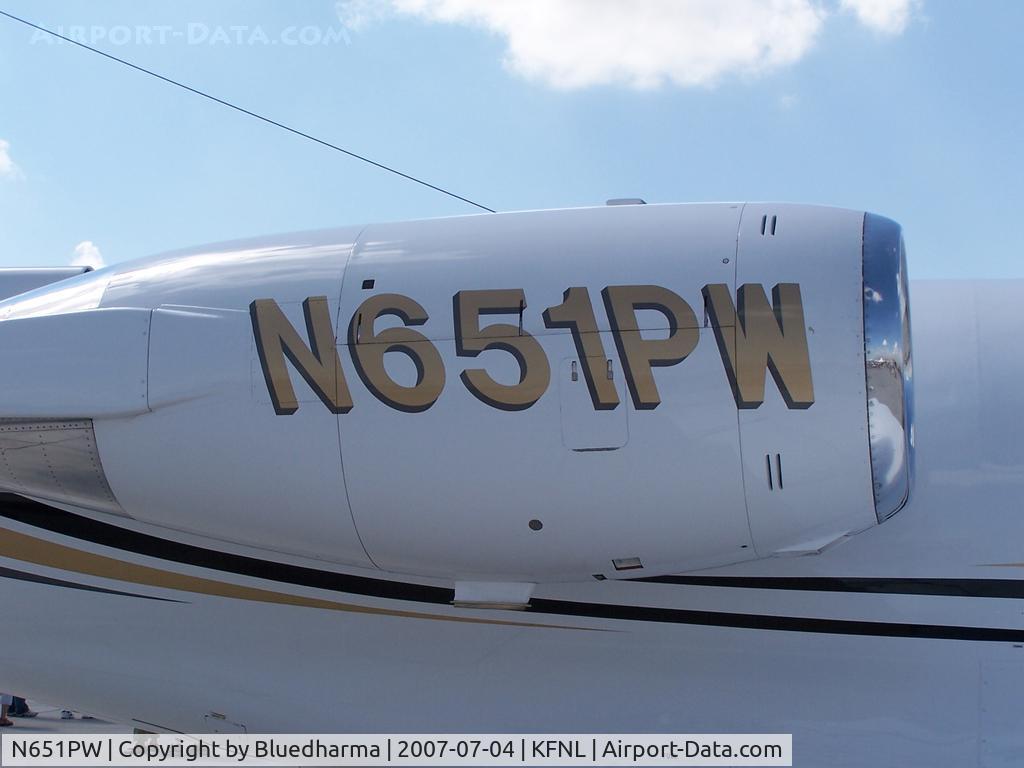 N651PW, 1985 Cessna 650 C/N 650-0090, Engine Detail