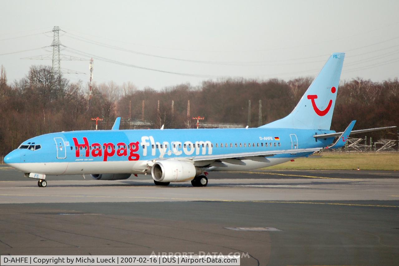 D-AHFE, 1998 Boeing 737-8K5 C/N 27979, Ready for take-off