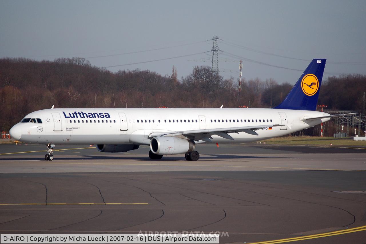 D-AIRO, 1995 Airbus A321-131 C/N 0563, Ready for take-off