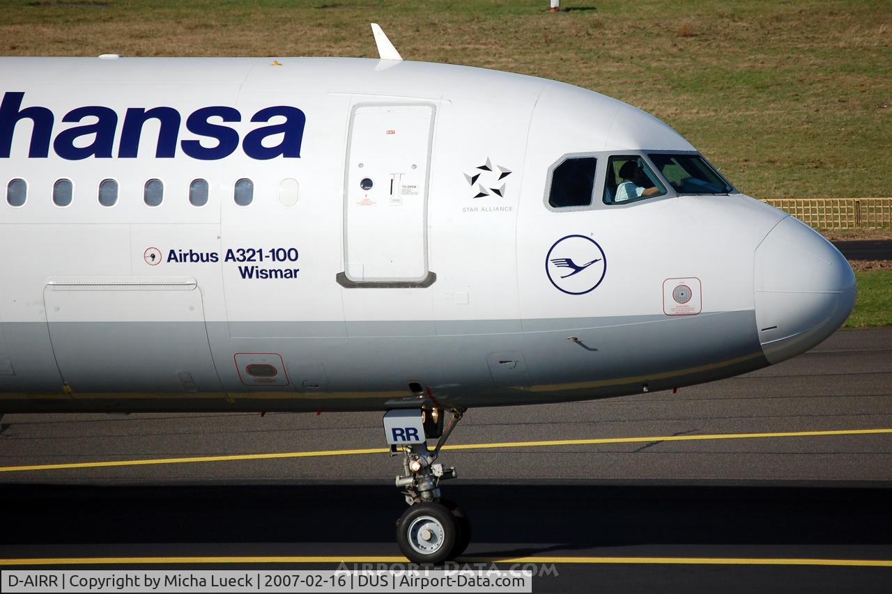 D-AIRR, 1995 Airbus A321-131 C/N 0567, Nose