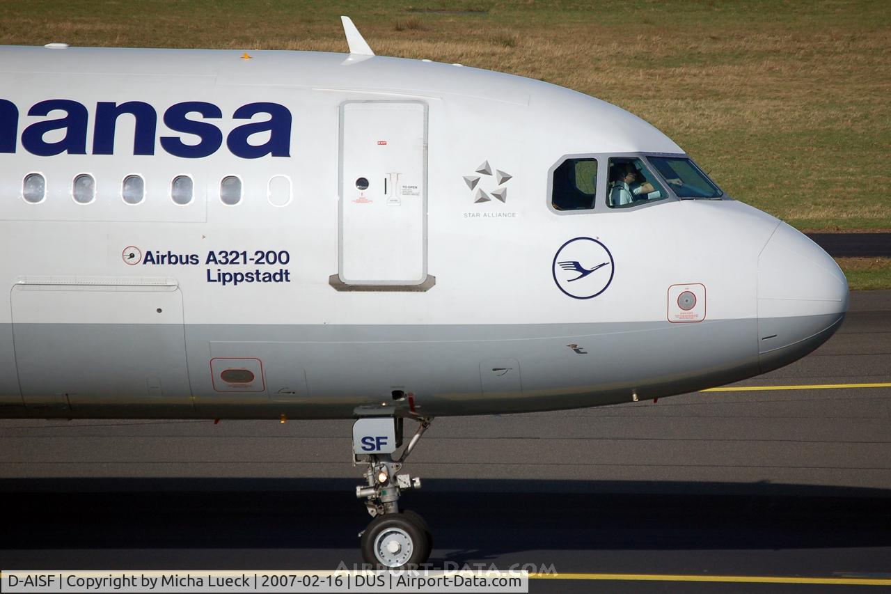 D-AISF, 2000 Airbus A321-231 C/N 1260, Nose