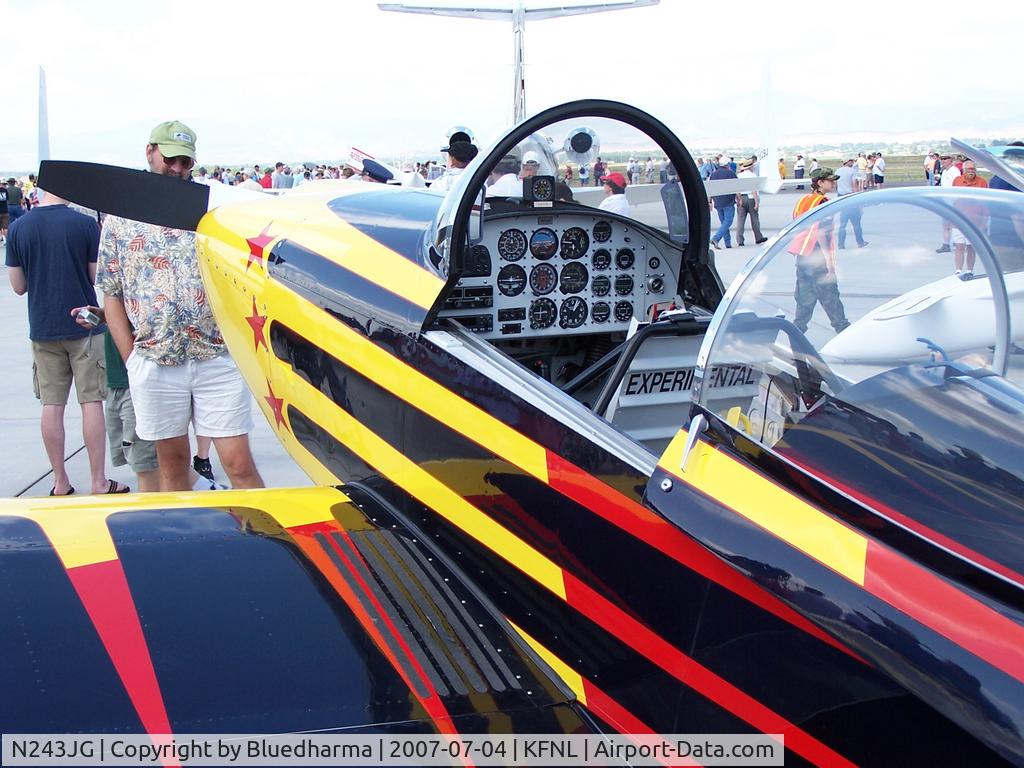 N243JG, 2001 Vans RV-8 C/N 80669, Port Cockpit View