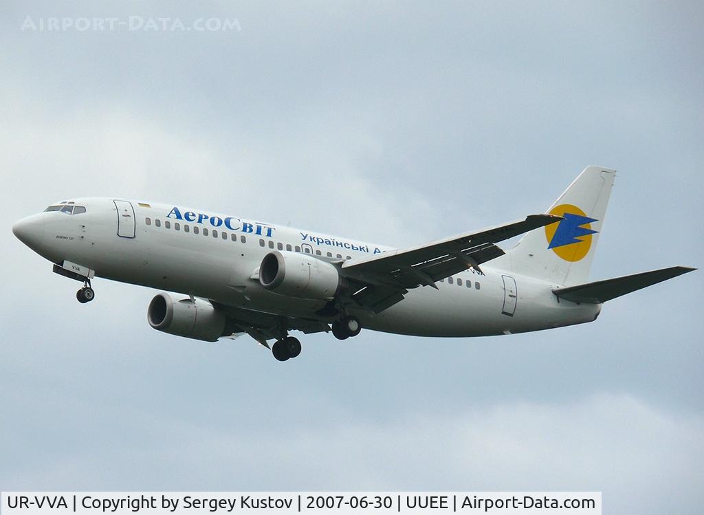 UR-VVA, 1990 Boeing 737-3Q8 C/N 24492, A visitor from Kiev