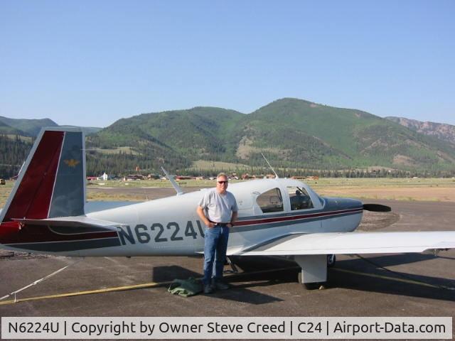 N6224U, 1962 Mooney M20C Ranger C/N 2063, N6224U with owner visiting Creede Colo.