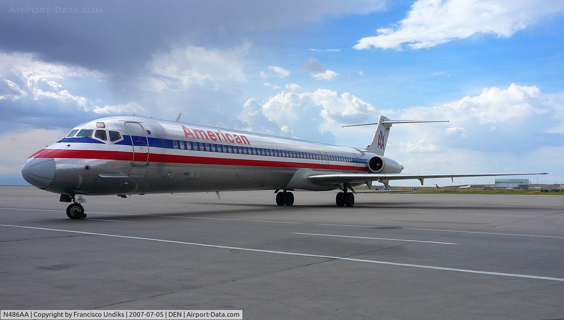 N486AA, 1988 McDonnell Douglas MD-82 (DC-9-82) C/N 49679, In for C39.