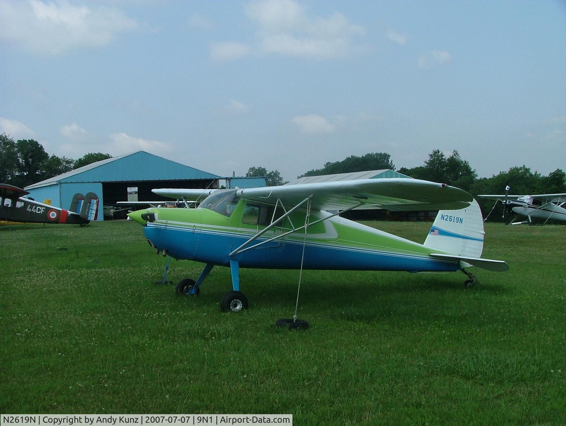 N2619N, 1947 Cessna 120 C/N 12879, At Van Sant Airport (9N1), Bucks County PA