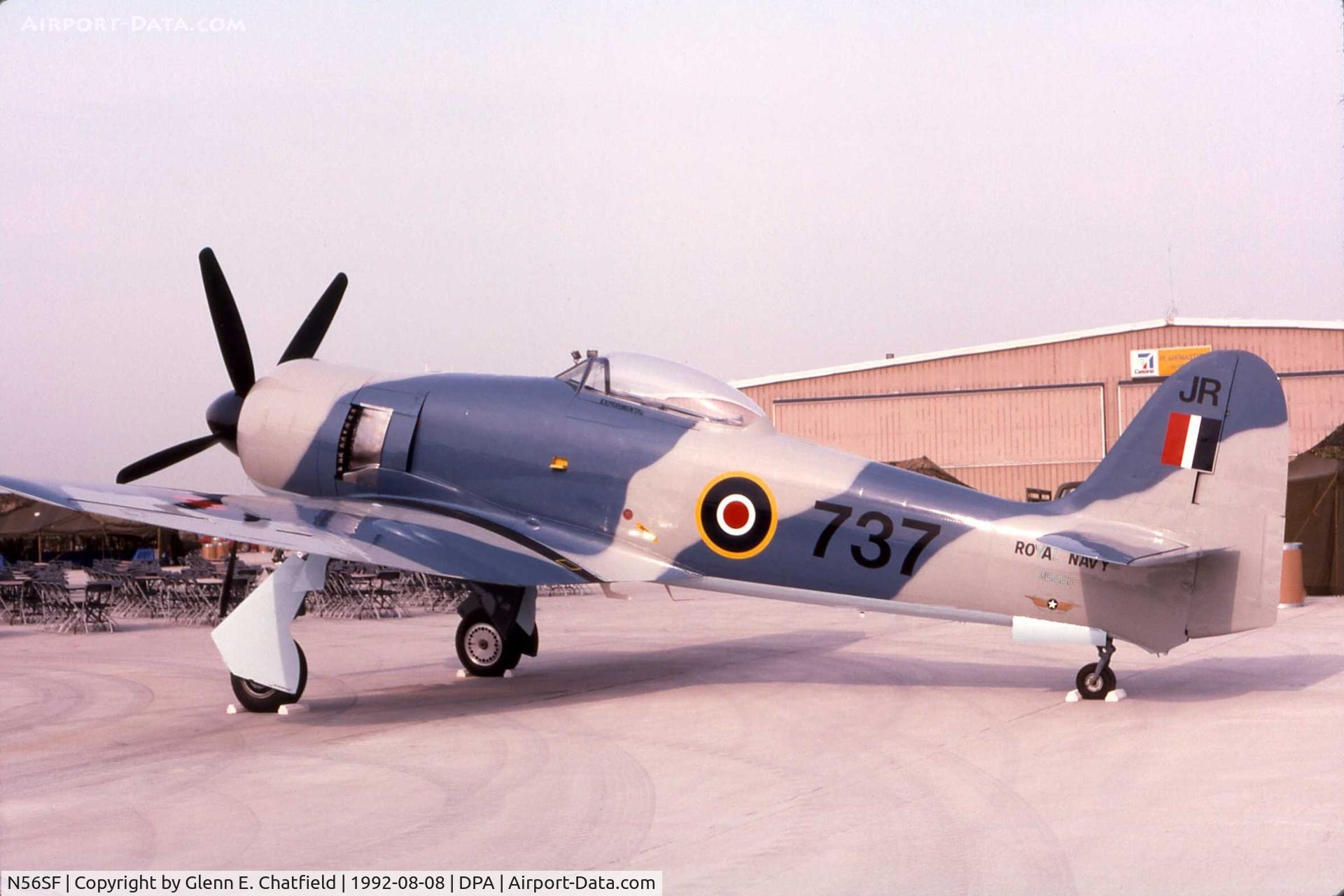 N56SF, 1949 Hawker Sea Fury FB.11 C/N 37733, New Paint job