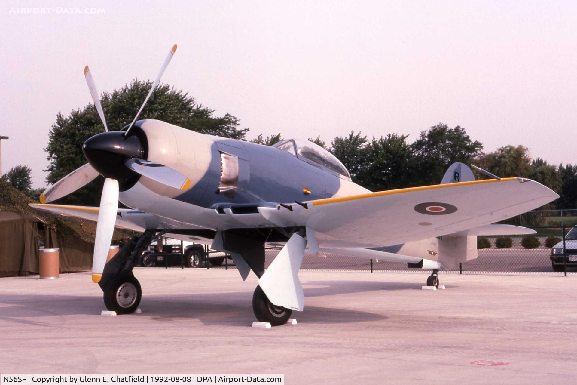 N56SF, 1949 Hawker Sea Fury FB.11 C/N 37733, New Paint job