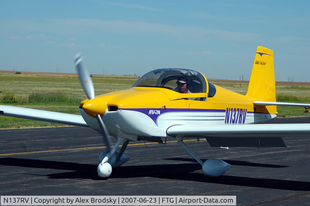 N137RV, 2001 Vans RV-7 C/N 1, Vans RV-7 N137RV