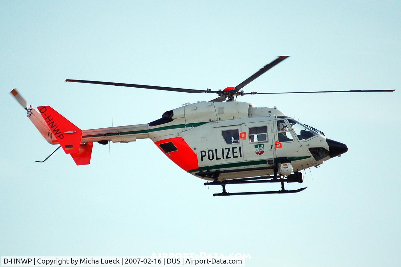 D-HNWP, Eurocopter-Kawasaki BK-117C-1 C/N 7553, At Düsseldorf airport