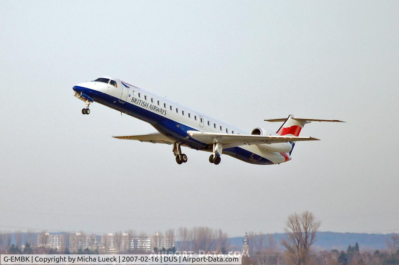 G-EMBK, 1999 Embraer EMB-145EU (ERJ-145EU) C/N 145167, Taking off