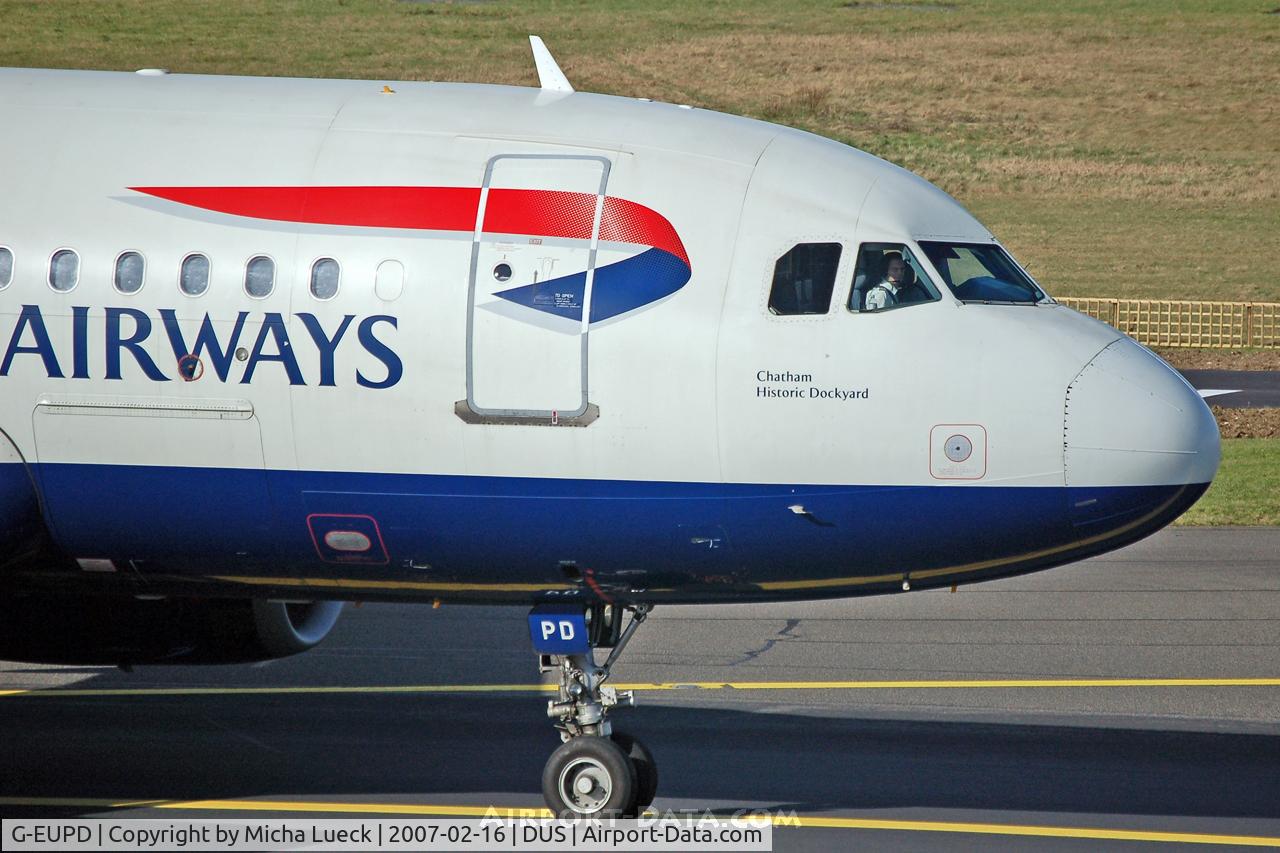 G-EUPD, 1999 Airbus A319-131 C/N 1142, Nose