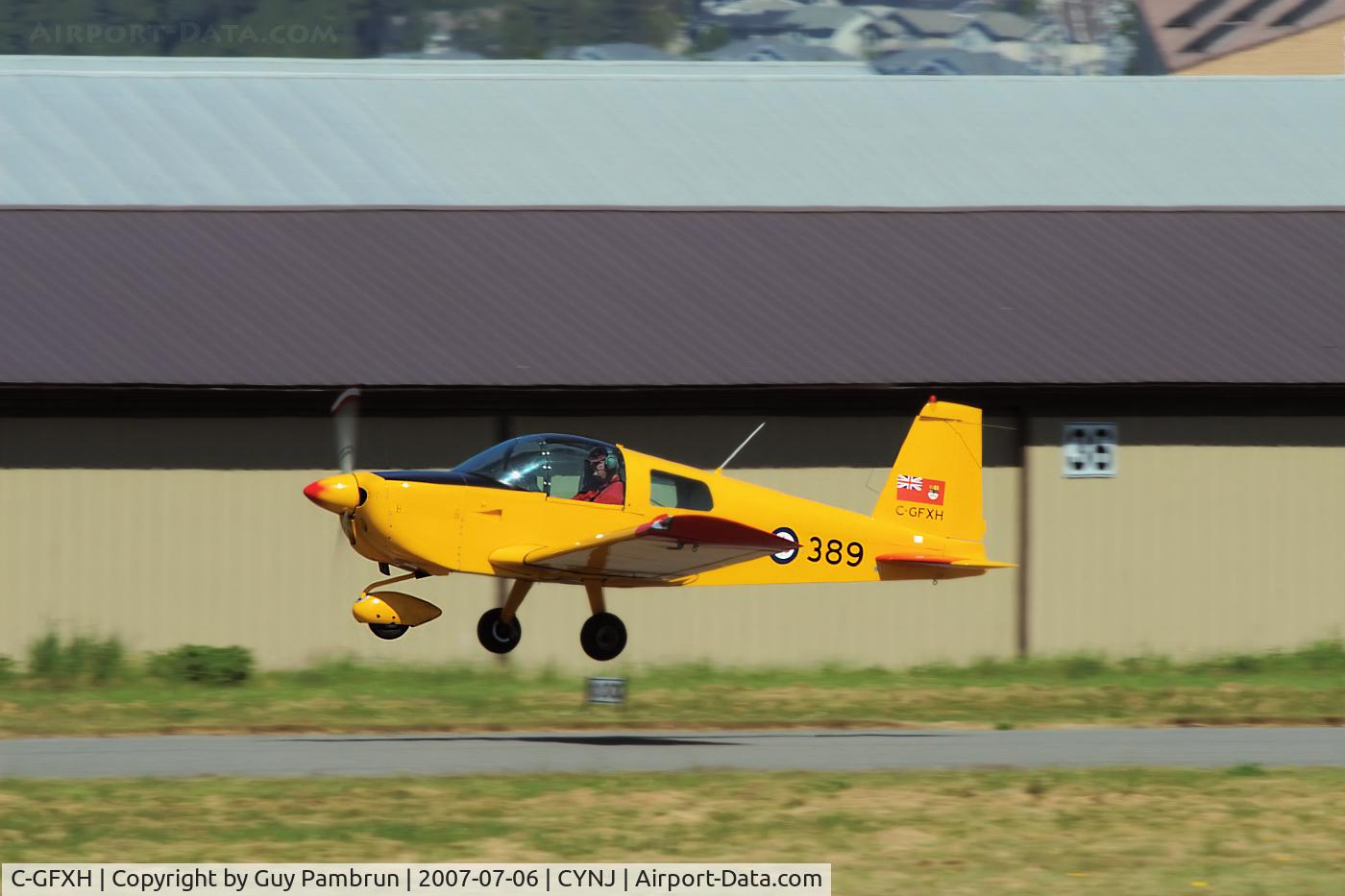 C-GFXH, 1972 American Aviation AA-1A Trainer C/N AA1A0389, On a cute factor scale this blows the top off