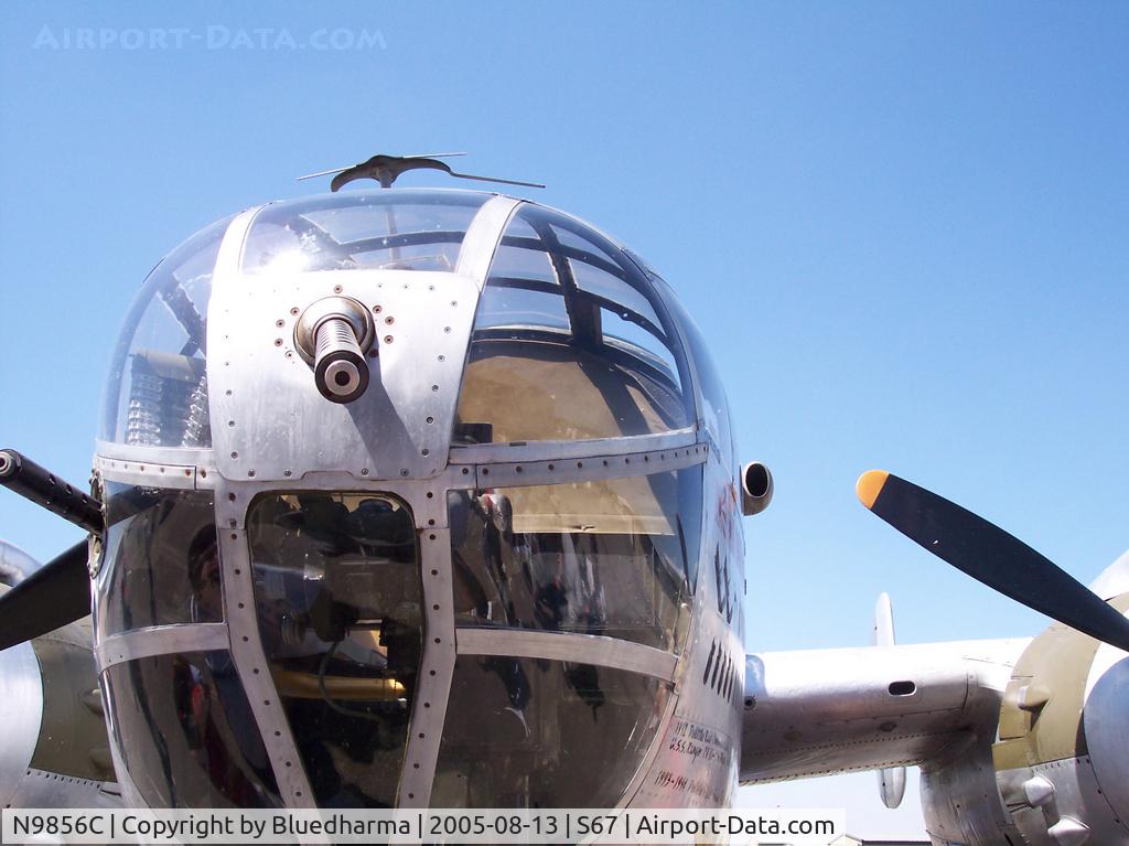 N9856C, 1943 North American TB-25N Mitchell C/N 108-35217, Front Detail
