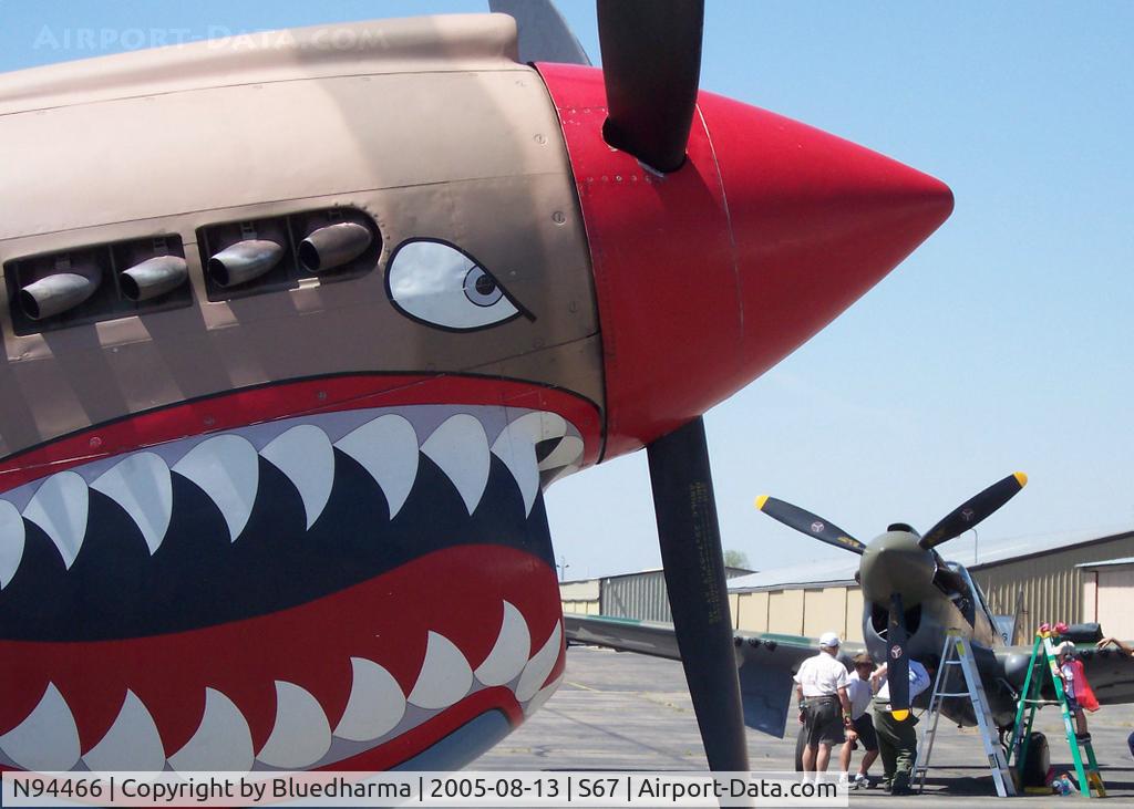 N94466, 1942 Curtiss P-40E C/N AK-899, Nose Art