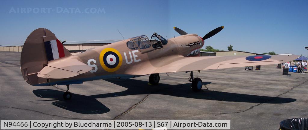 N94466, 1942 Curtiss P-40E C/N AK-899, Starboard Back