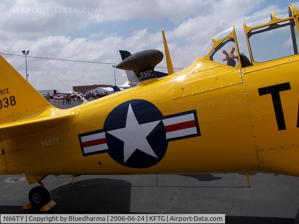 N66TY, North American T-6G Texan C/N 168-142, Starboard Tail Detail