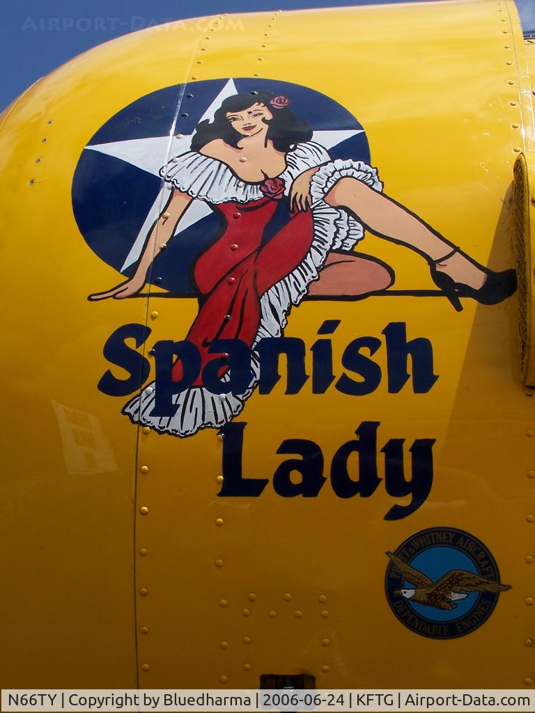 N66TY, North American T-6G Texan C/N 168-142, Port Side Nose Art