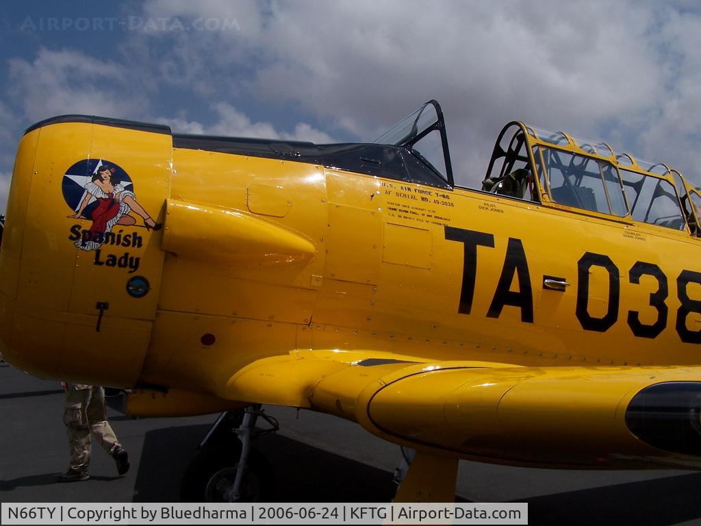 N66TY, North American T-6G Texan C/N 168-142, Port Side Front