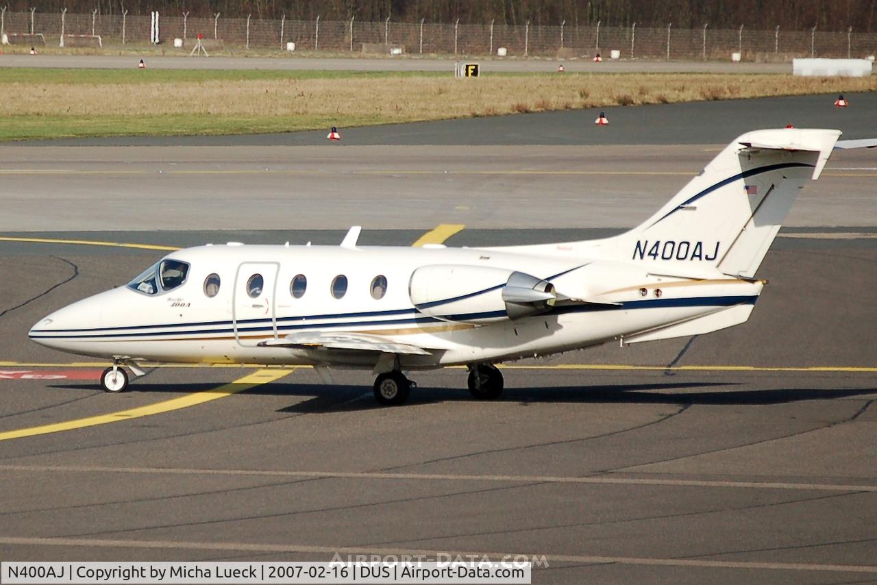 N400AJ, 1997 Raytheon Aircraft Company 400A C/N RK-137, At Düsseldorf airport