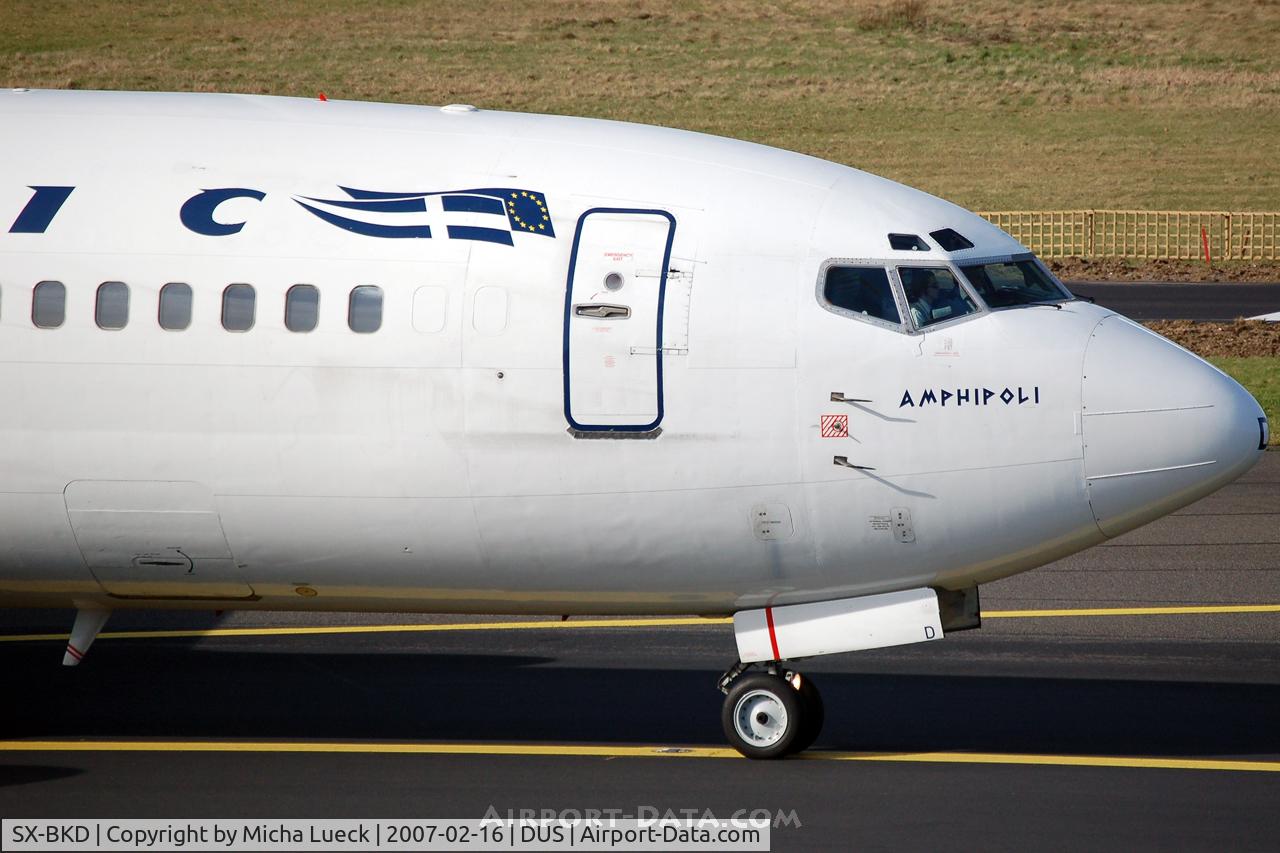 SX-BKD, 1991 Boeing 737-484 C/N 25362, Nose