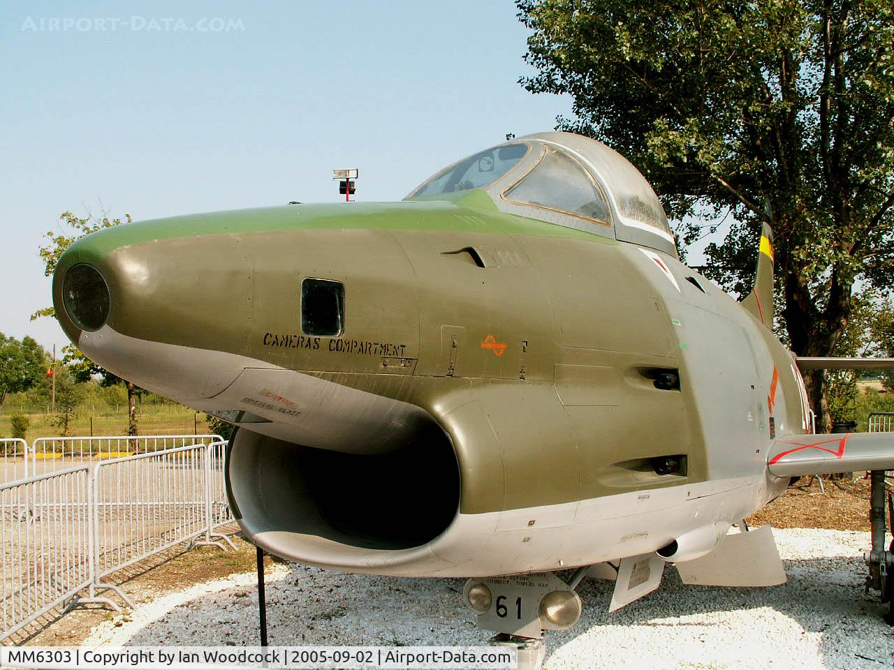 MM6303, Fiat G-91R/1A C/N 167, Fiat G-91 R-1A/Preserved/Sassuolo,Emilia-Romagna (Tail section from MM6312)