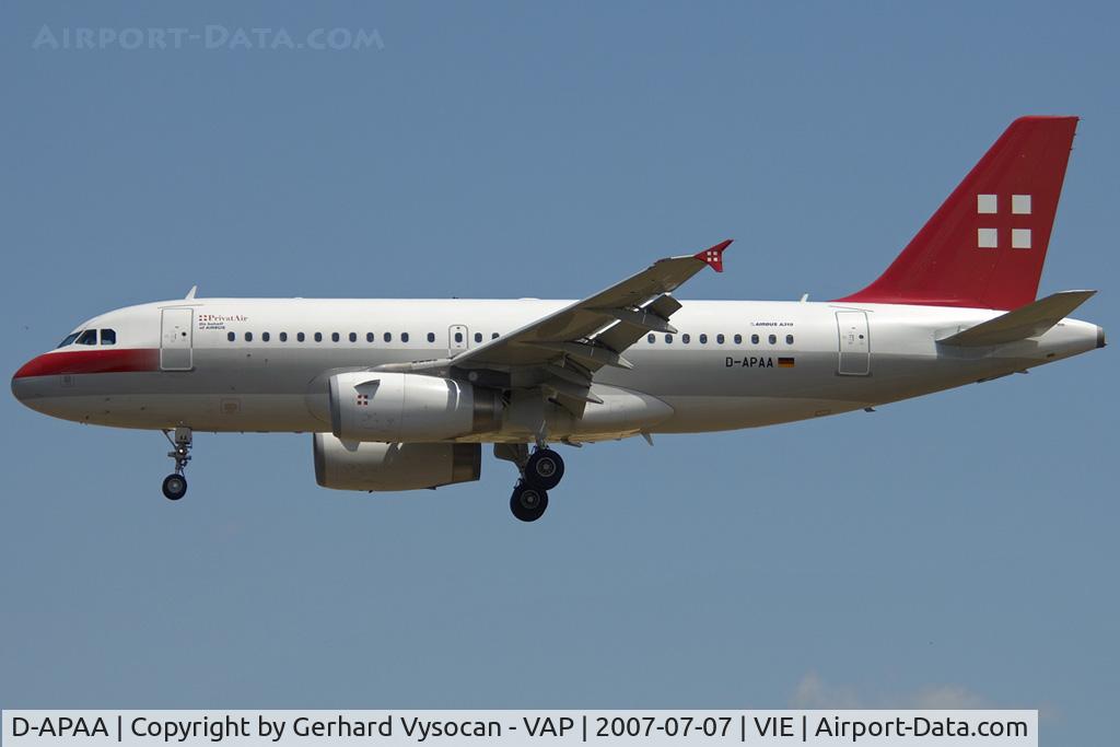 D-APAA, 2002 Airbus A319-132 C/N 1947, Privat Air