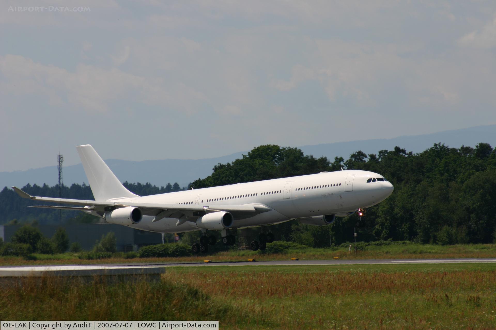 OE-LAK, 1997 Airbus A340-313 C/N 169, White Body