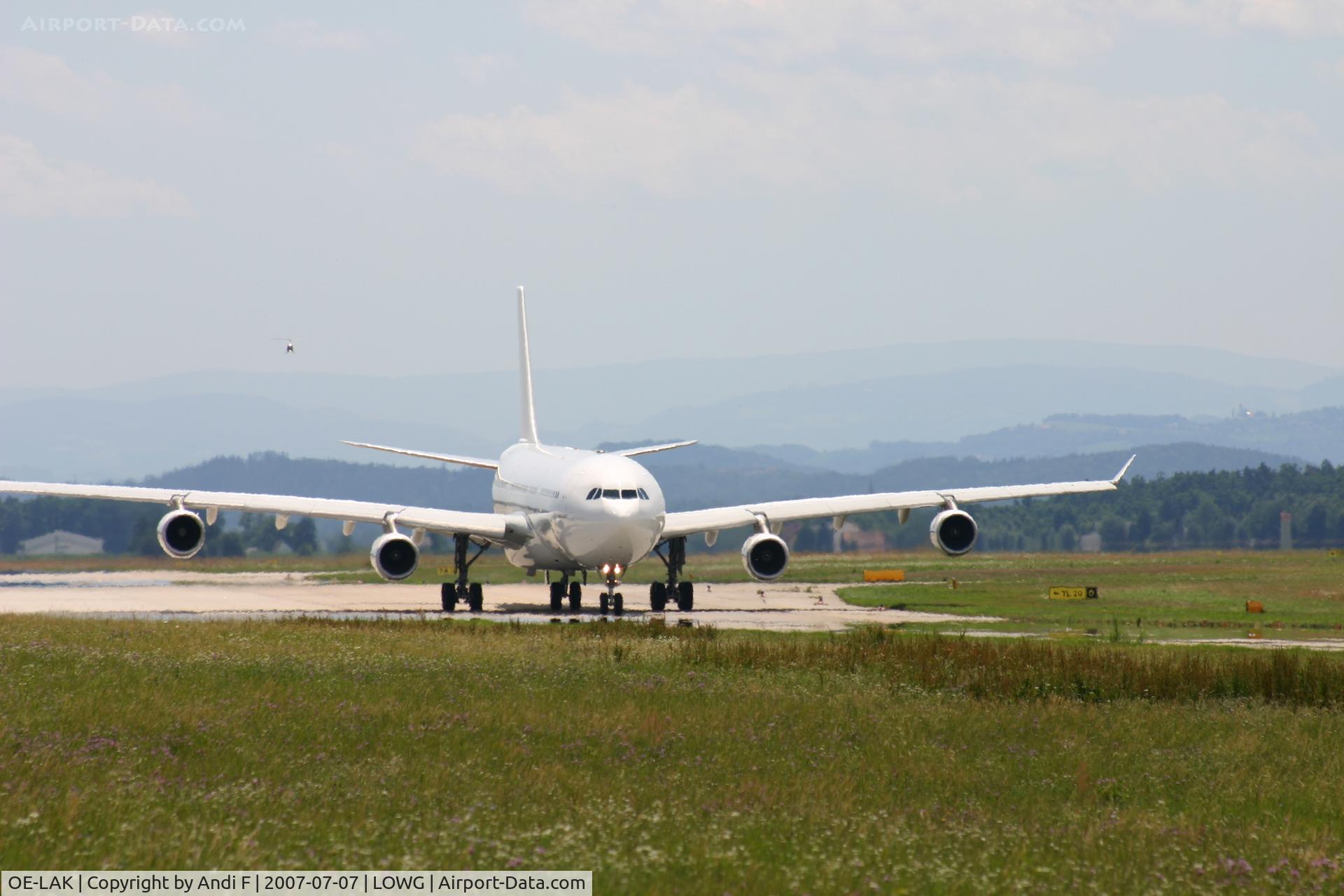 OE-LAK, 1997 Airbus A340-313 C/N 169, White Body