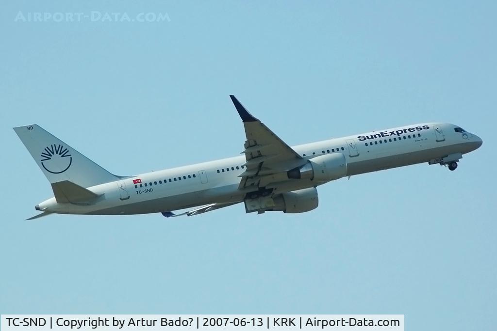 TC-SND, 1993 Boeing 757-2Q8 C/N 26268, SunExpress - Boeing 757