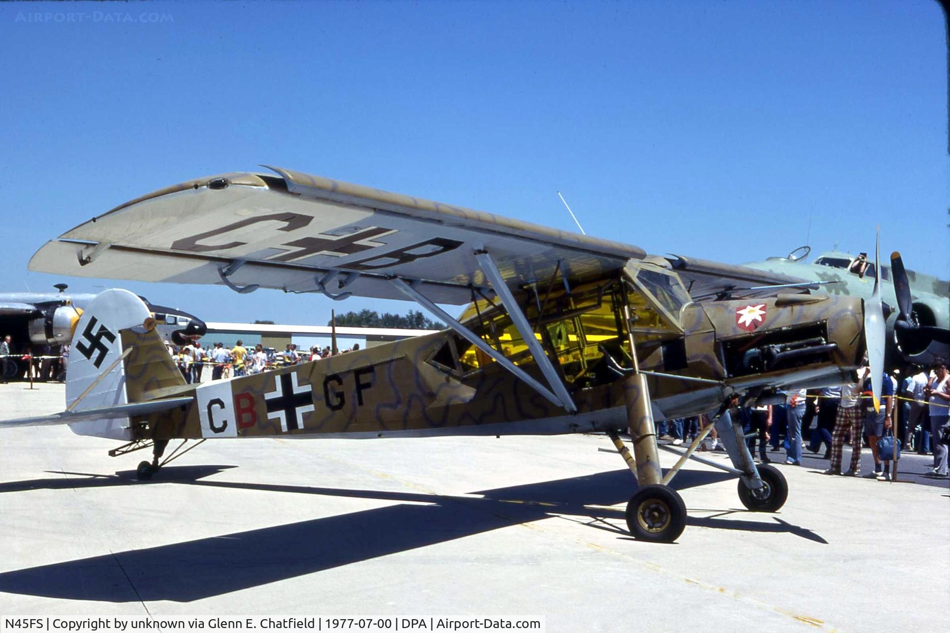N45FS, Morane-Saulnier MS-502 Criquet C/N 340, Air show day