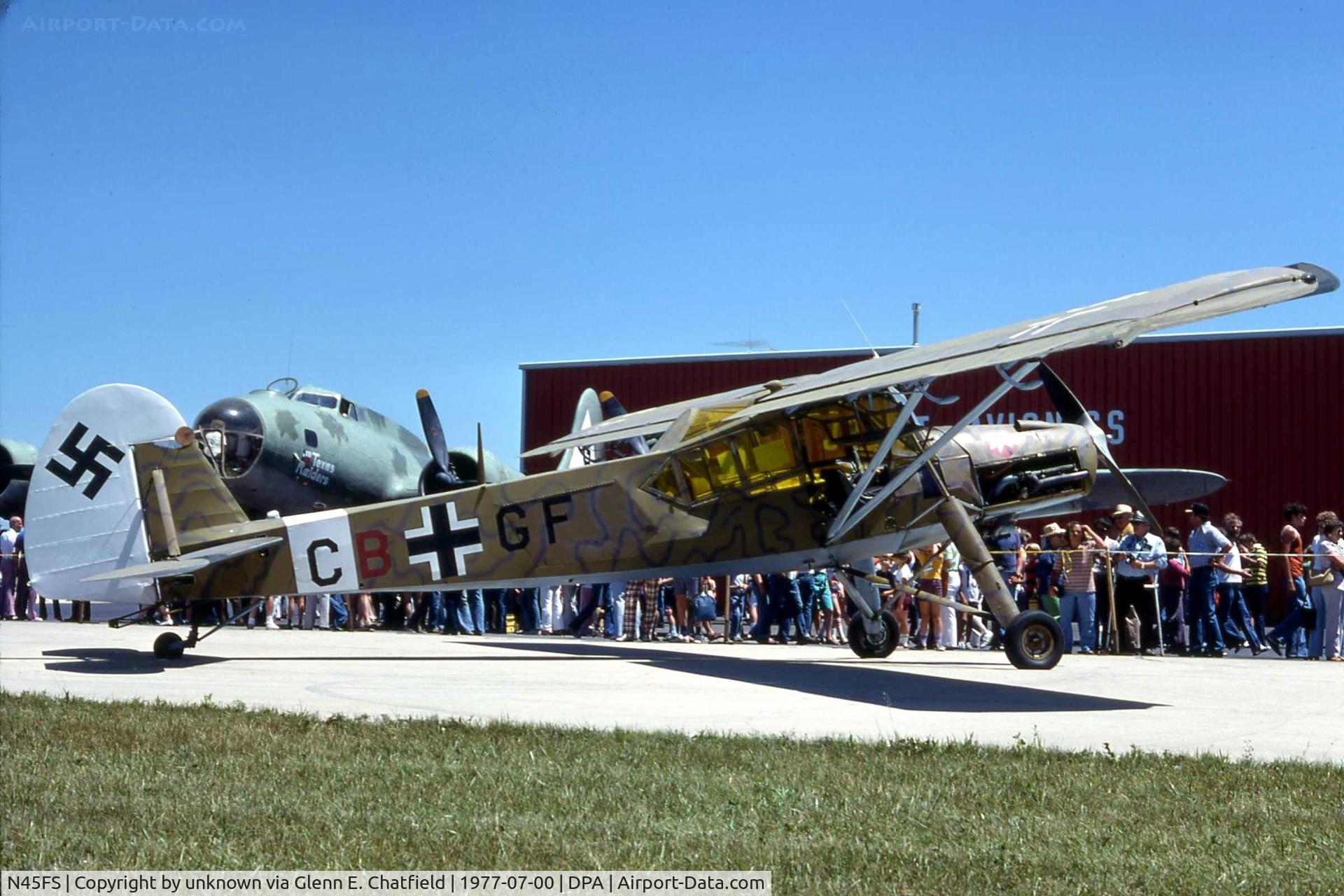 N45FS, Morane-Saulnier MS-502 Criquet C/N 340, Air show day
