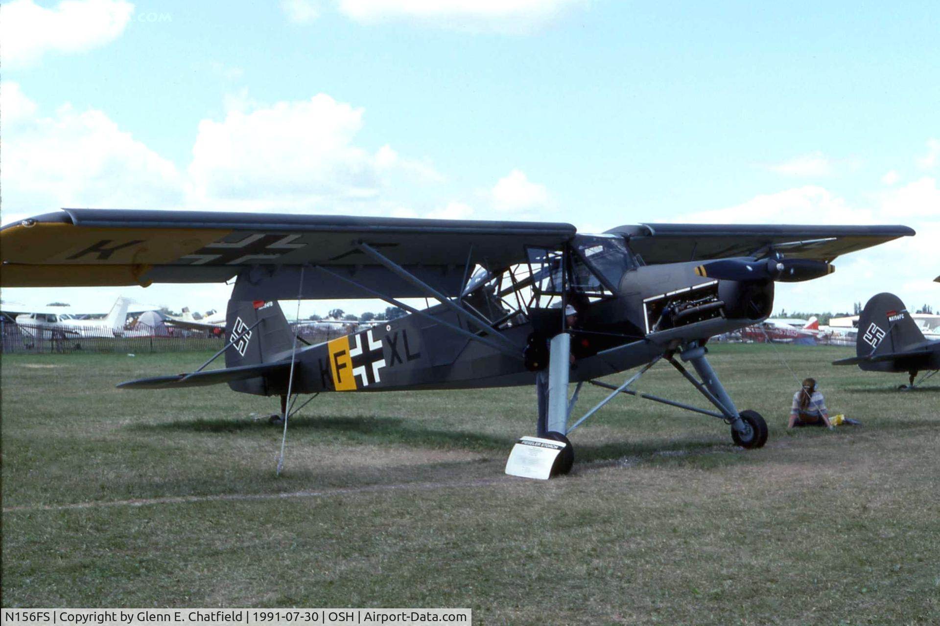 N156FS, 1942 Fieseler F1-156-C2 Storch C/N 4642, F.156 at the EAA Fly In