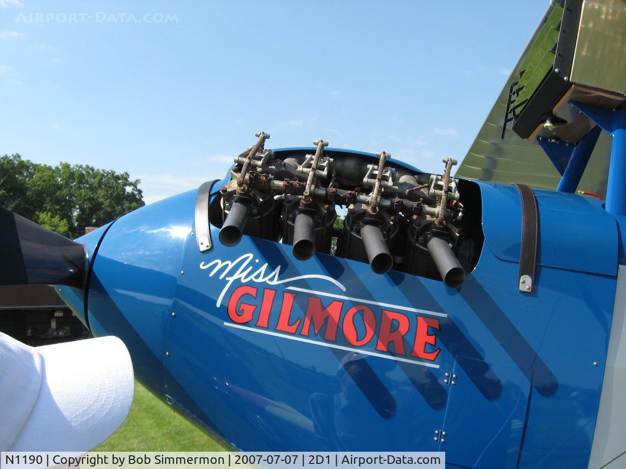 N1190, Waco 9 C/N 56, Aeronca/T-craft fly-in at Alliance, OH