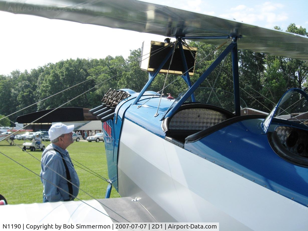 N1190, Waco 9 C/N 56, Aeronca/T-craft fly-in at Alliance, OH