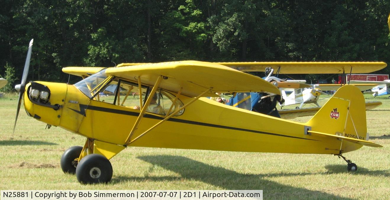 N25881, 2006 Ultravia Pelican Sport 600 C/N VLA-001, Aeronca/T-craft fly-in at Alliance, OH