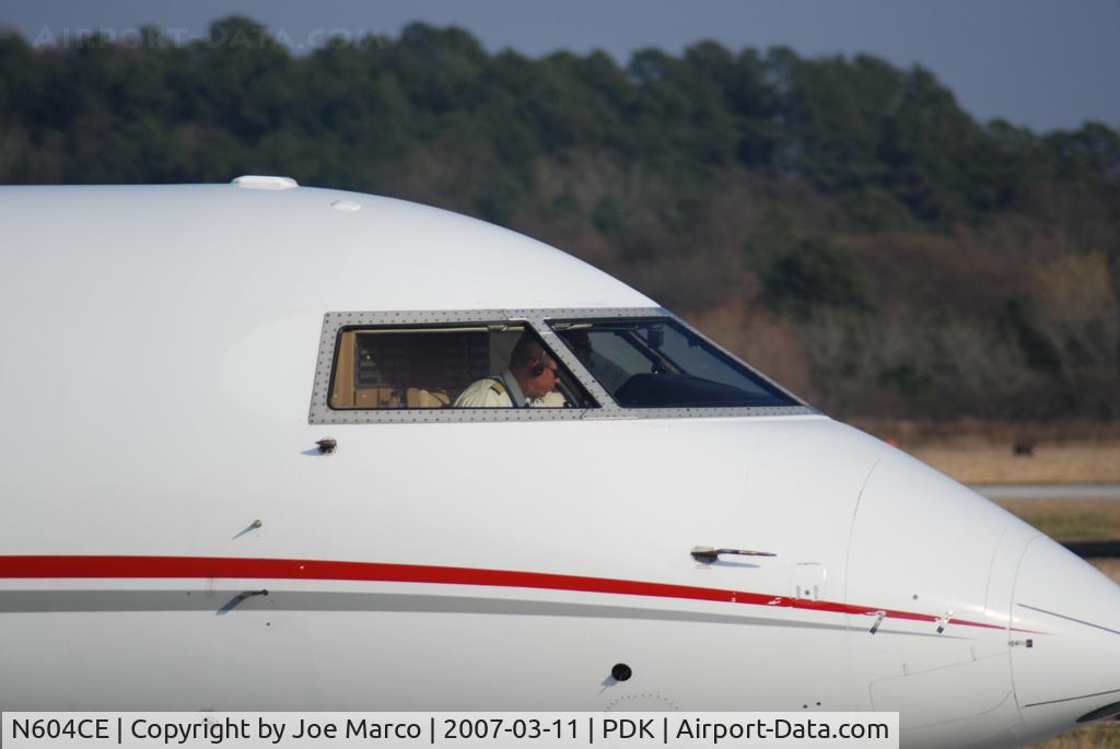 N604CE, 2000 Bombardier Challenger 604 (CL-600-2B16) C/N 5446, Taken @ PDK
