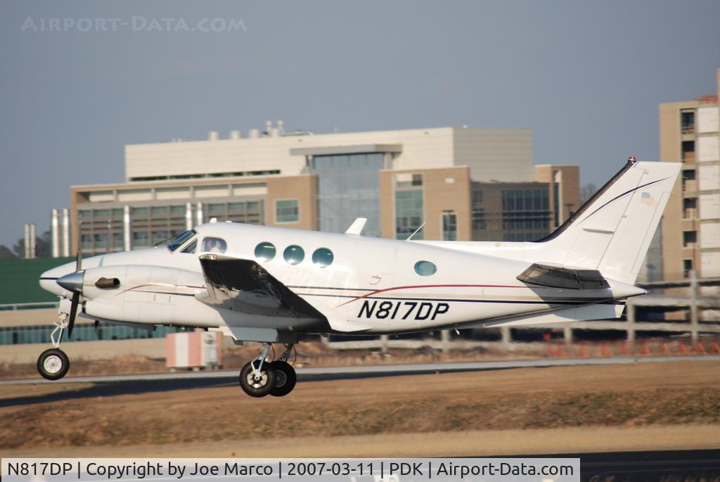 N817DP, 1987 Beech C90A King Air C/N LJ-1156, Taken @ PDK