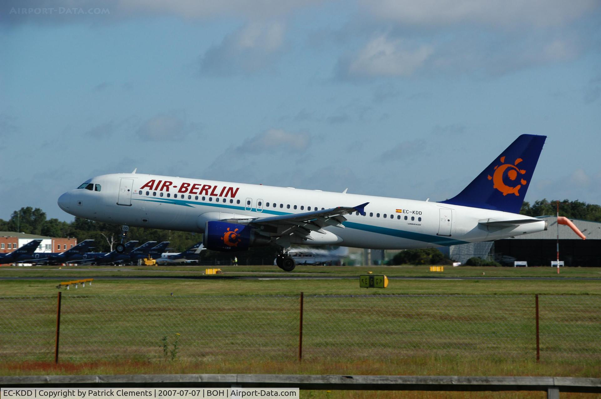 EC-KDD, 2002 Airbus A320-214 C/N 1767, IBERWORLD WITH AIR BERLIN MARKINGS PLUS