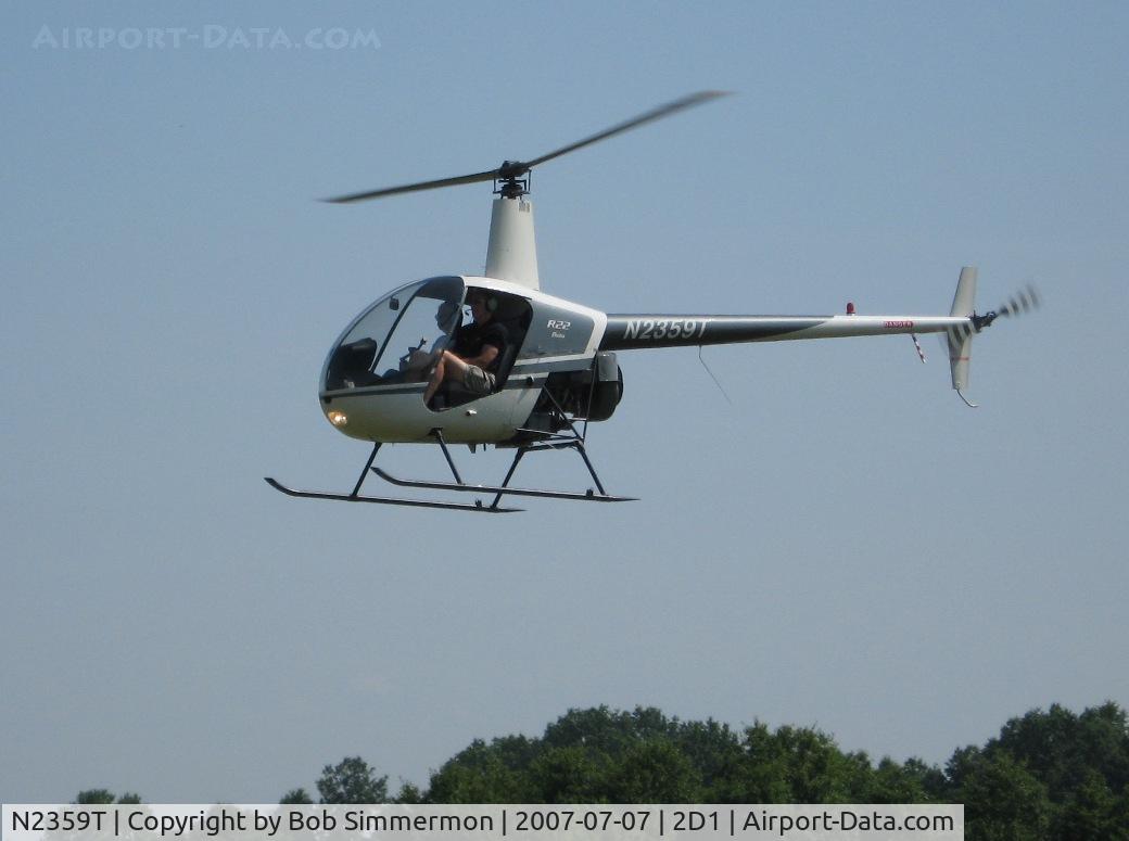 N2359T, 1993 Robinson R22 BETA C/N 2359, Aeronca/T-craft fly-in at Alliance, OH