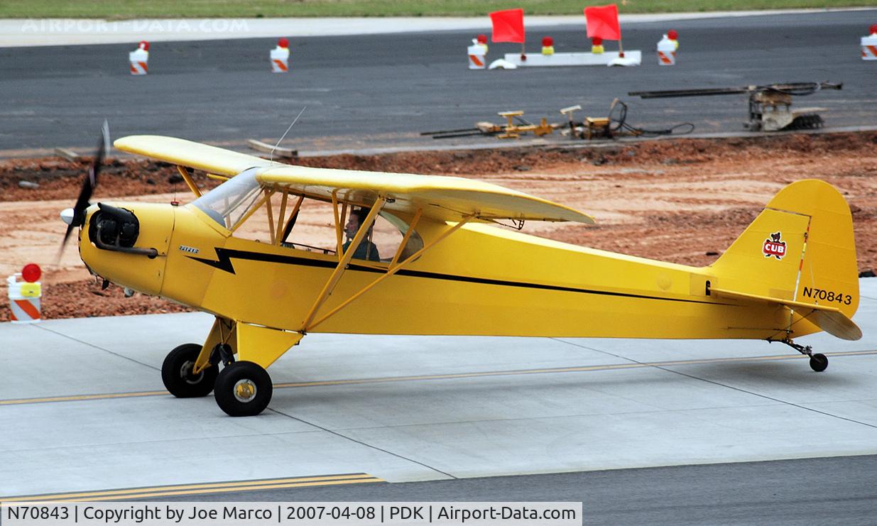 N70843, 1946 Piper J3C-65 Cub C/N 17859, Taken @ PDK