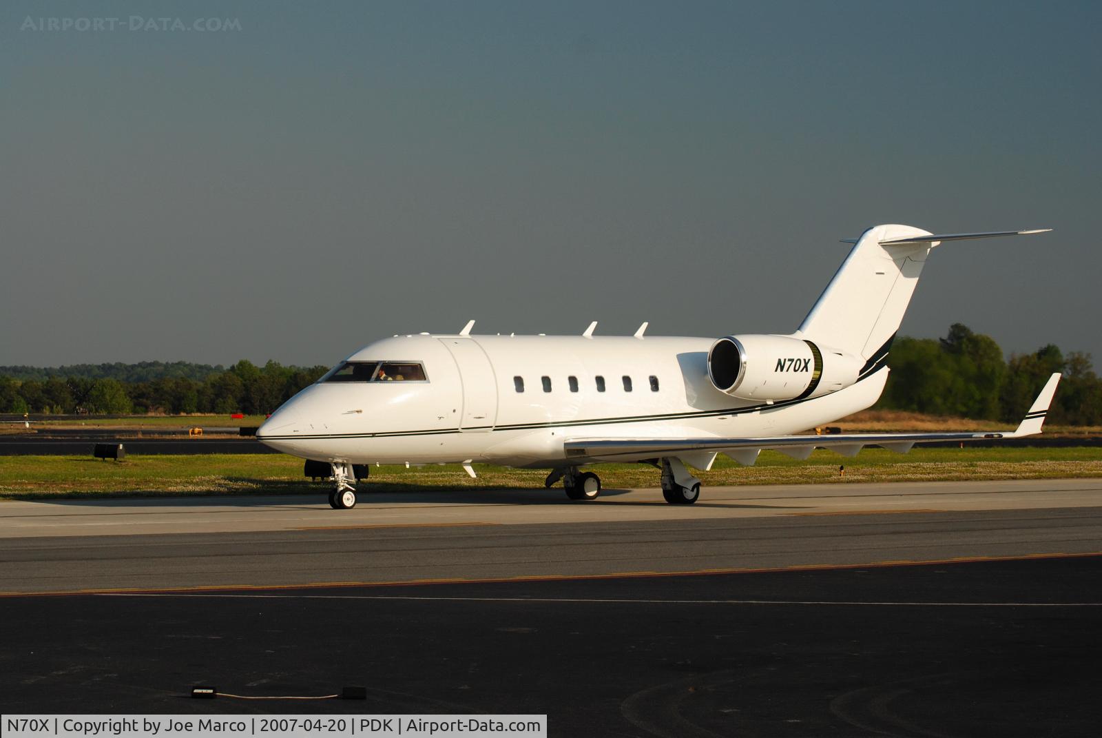 N70X, 1981 Canadair Challenger 600 (CL-600-1A11) C/N 1032, Taken @ PDK